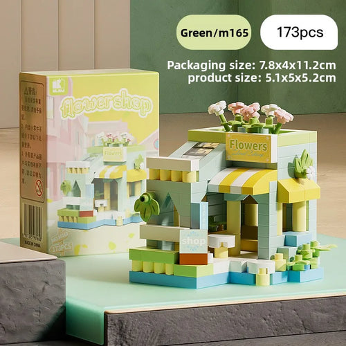Christmas Gifts Micro Building Block Series Santa Claus Reindeer