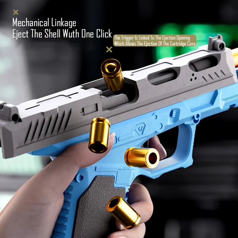 SIG17 Shell Throwing Toy Gun Continuous Firing Blowback Soft Bullet