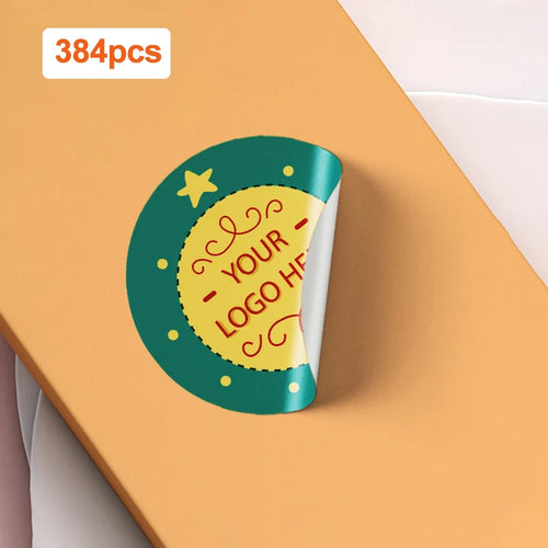Customizable Photo Stickers with Multicolor Logos - Durable Waterproof