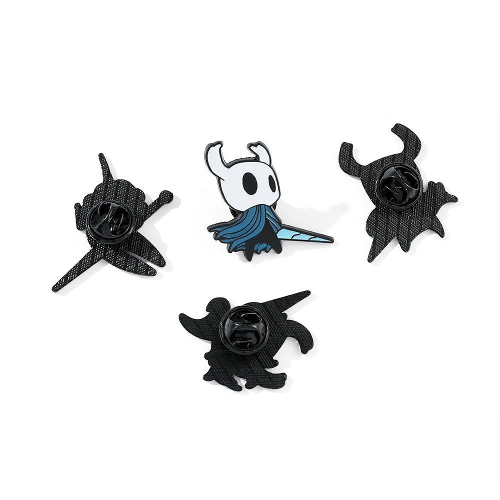 Hollow Knight Enamel Pins Cute Cartoon Metal Brooch Game Jewelry Badge