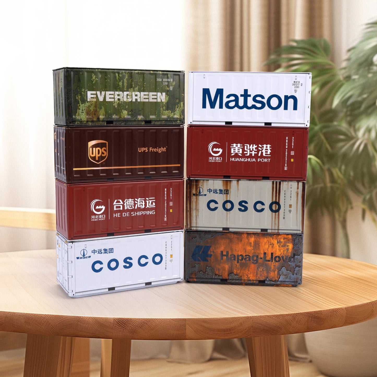 Miniature Storage Display Box Desktop Mini Container Model Mini Iron