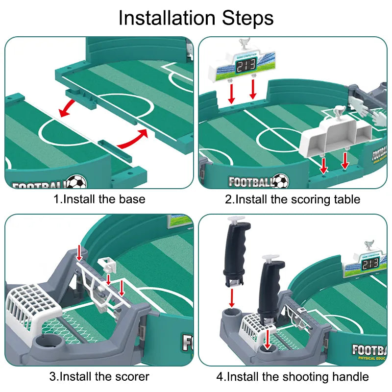 Soccer Table for Family Party Football Board Game Desktop Interactive