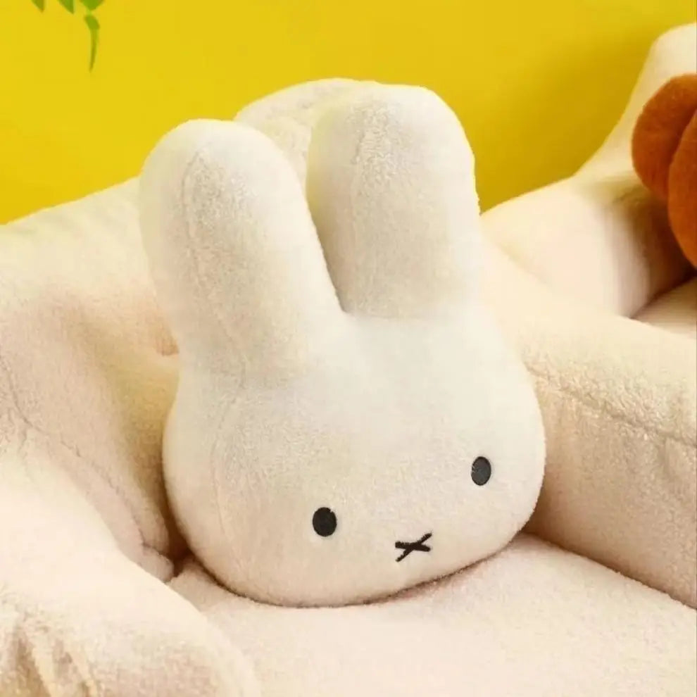Miffy Black eyes Cute Doll Plush Toy Kawaii Bed Pillow soft