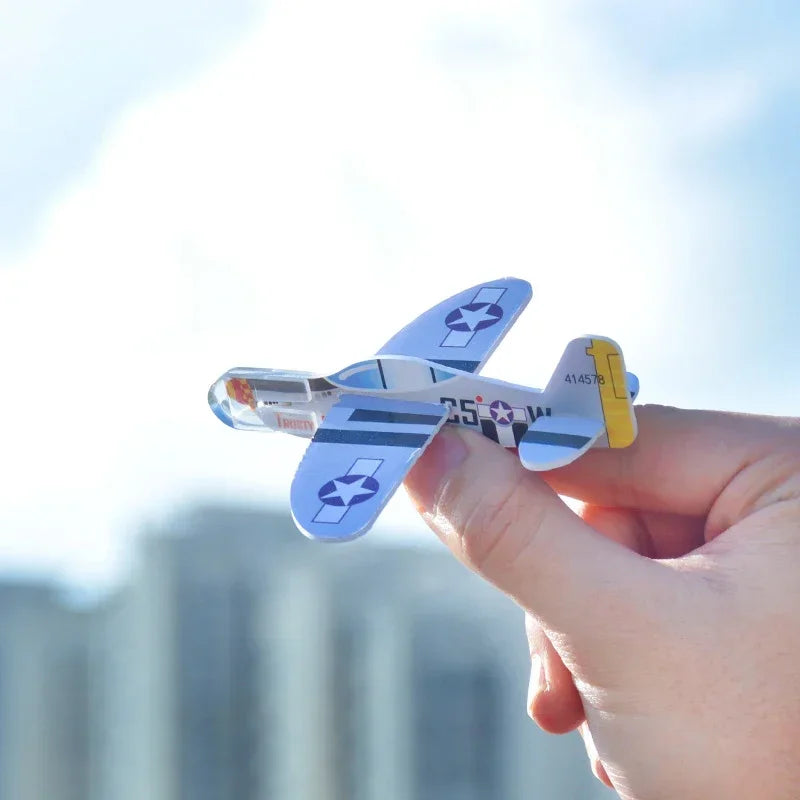 20-100 Pcs/Bag Gliders Planes Foam Assemble Airplane Toys Kids