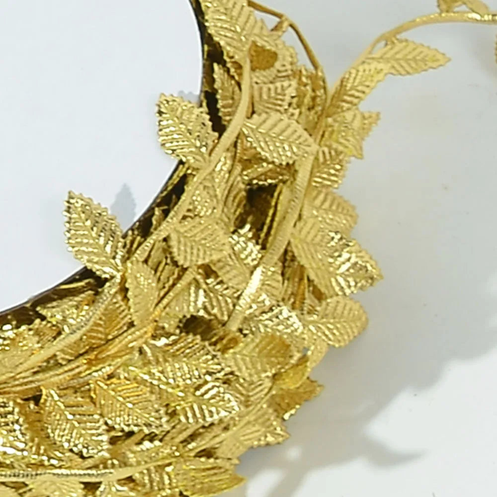 5M Gold Leaves Vine Artificial Silk Leaf Wreath Home Handmade