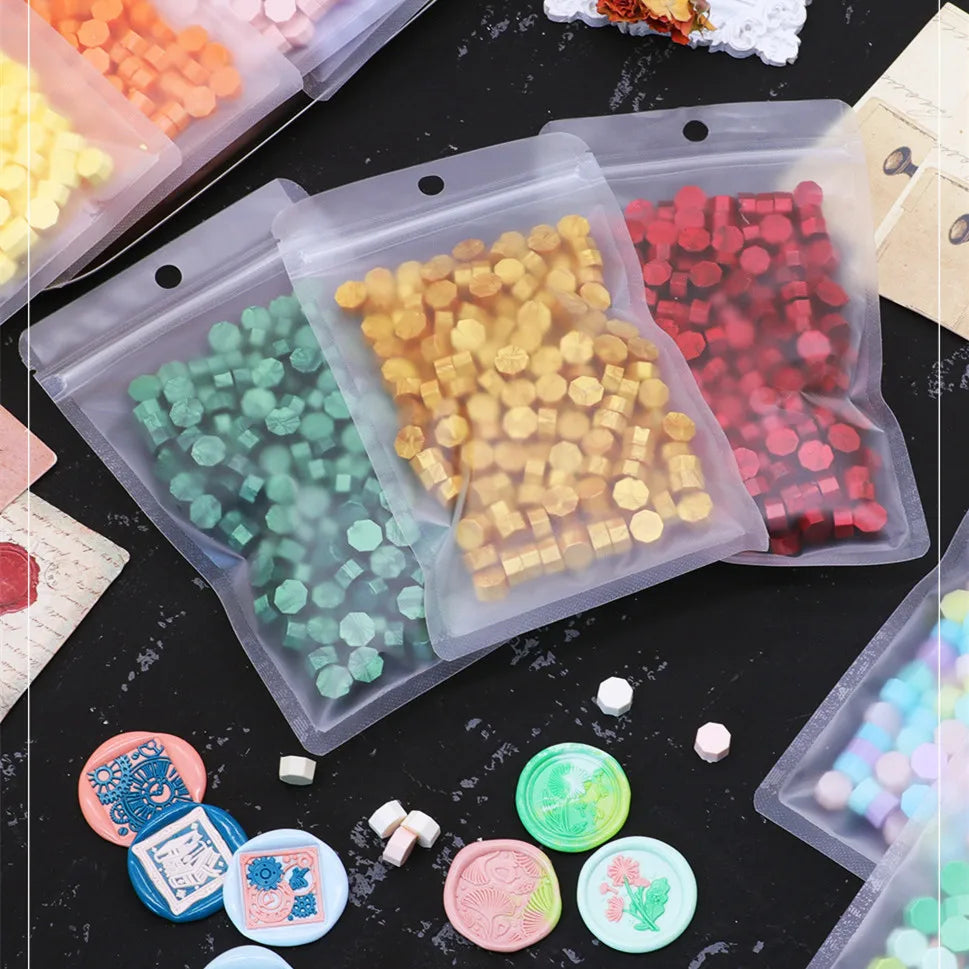 200pcs Octagon Sealing  Wax Beads for Wax Seal Stamp for Scrapbooking