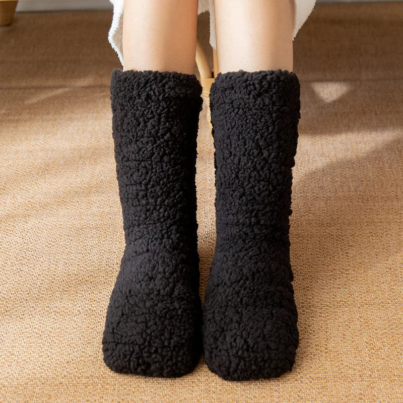 Thickened Thermal Socks Women Winter Warm Home Soft Thickened Plus