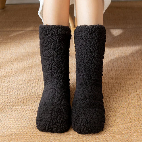 Thickened Thermal Socks Women Winter Warm Home Soft Thickened Plus