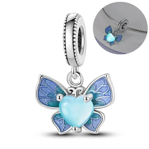 2024 New 925 Sterling Silver Luminous Charm Beads for 3mm Original