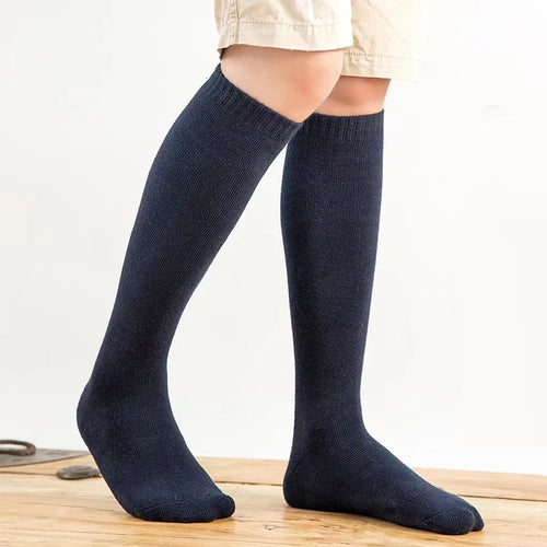Winter Men's Knee Long Socks Wool Keep Warm Longer Stocking