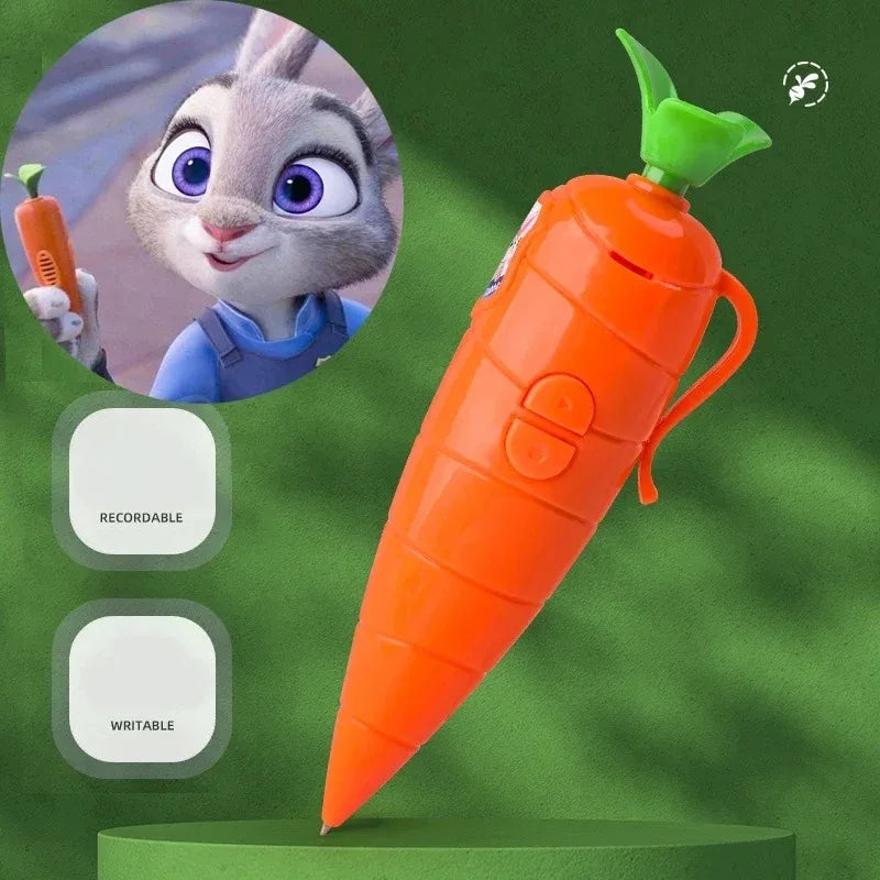 -*Judy & Nick Carrot Voice Recorder Electronic Sound Toy Can Write