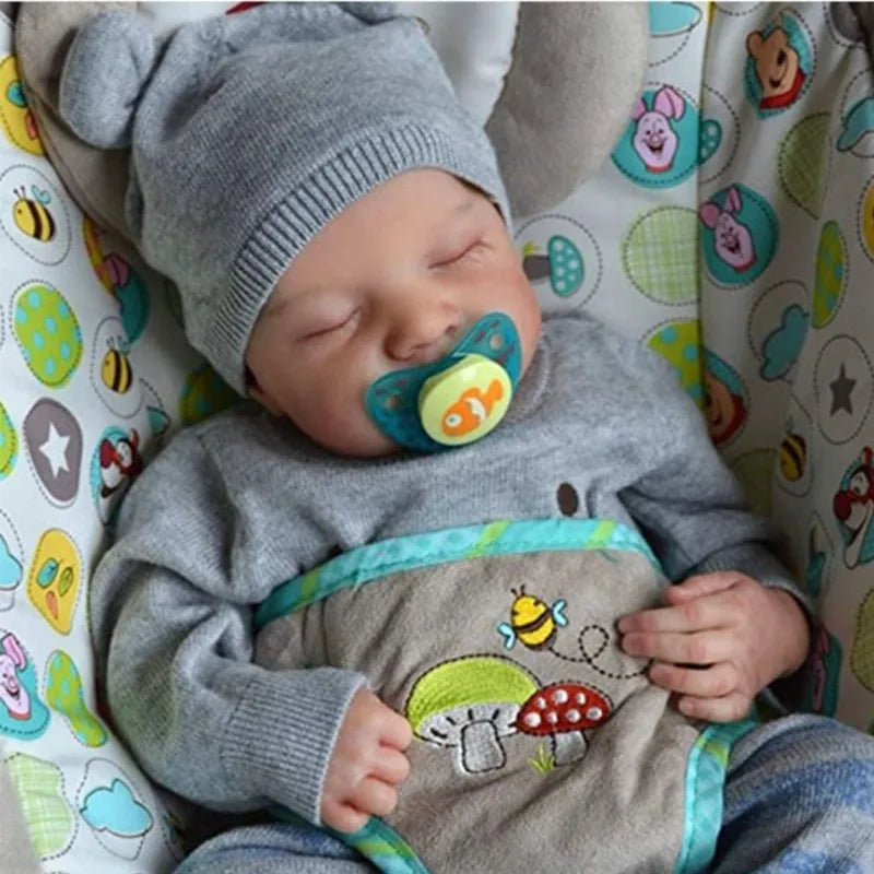19 Inches Levi Reborn Baby Realistic Vinyl Body Alive LoL Bebe Newborn
