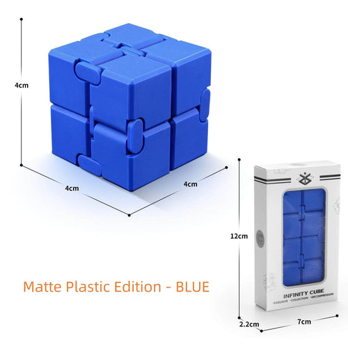 Alloy&Plastic Infinity Cube Fidget Toy Ultra-Durable Sensory Stress