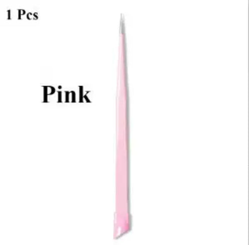 Stainless Steel Cross Locking Lock Tweezer Self Closing Jewelry