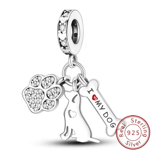 Hot Sale Charm Bead Pendant 925 Sterling Silver Firefly Love Heart