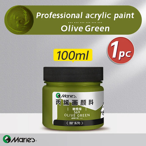 Marie's Art Acrylic Paint,3.38oz/100ml,Rich Pigmented,Painting for