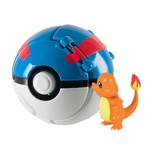Pokeball Pokemon Figurine Elf Ball Anime Figure Cartoons Pikachu