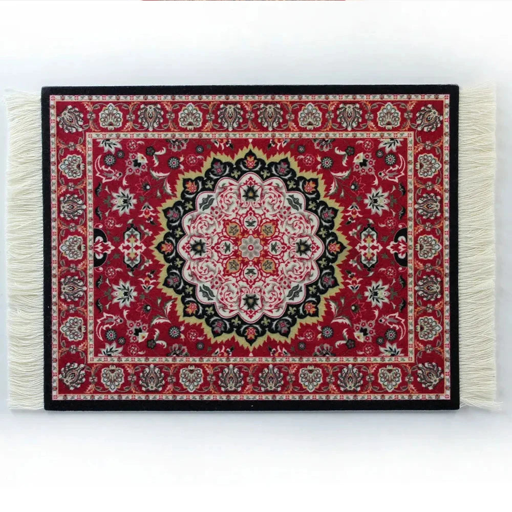 Mini Persian Carpet Mouse Pad Desk Computer Notebook Mouse Mat Tea