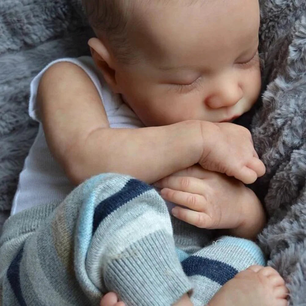19 Inches Levi Reborn Baby Realistic Vinyl Body Alive LoL Bebe Newborn