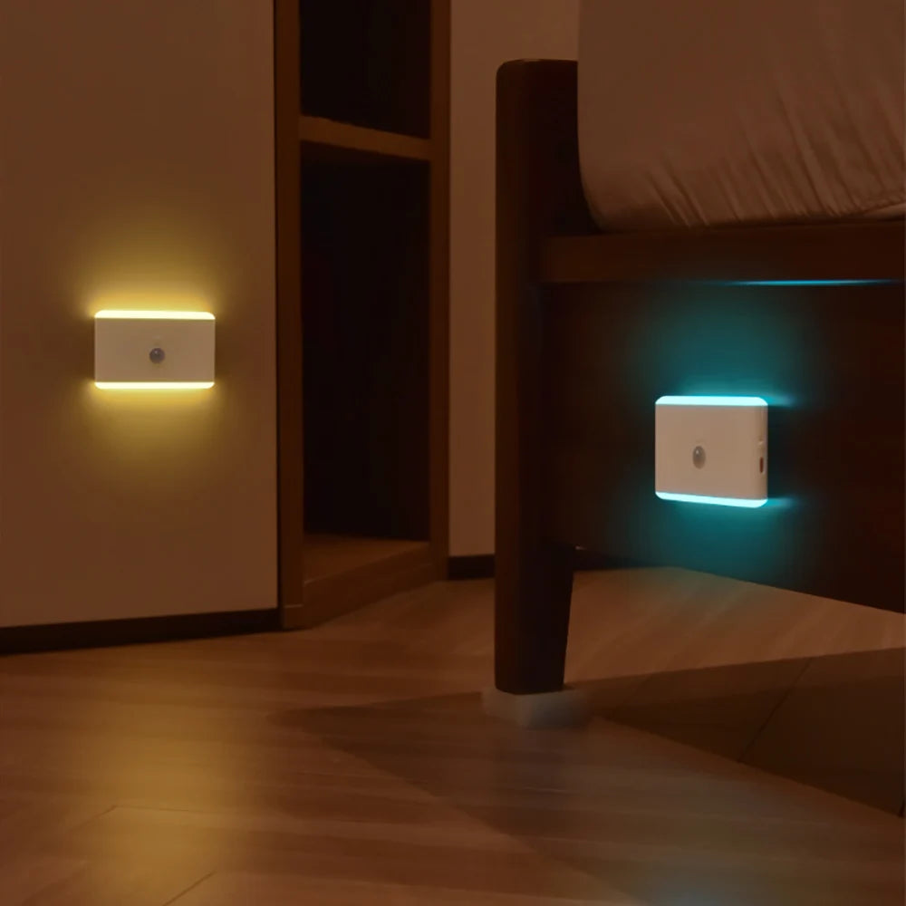 LED Motion Sensor Night Light, 3 Modes Stair Lamp, Dimmable Lighting
