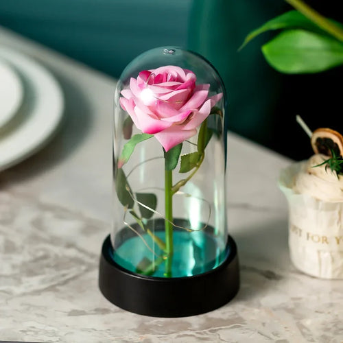 Wedding Birthday Valentine Day Gift Eternal Rose Flower Colorful