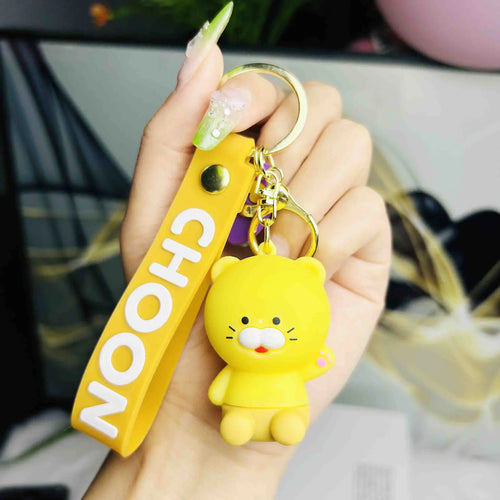 Choonsik Keychains Kuka Silicone Figurines Car Key Chains Bags