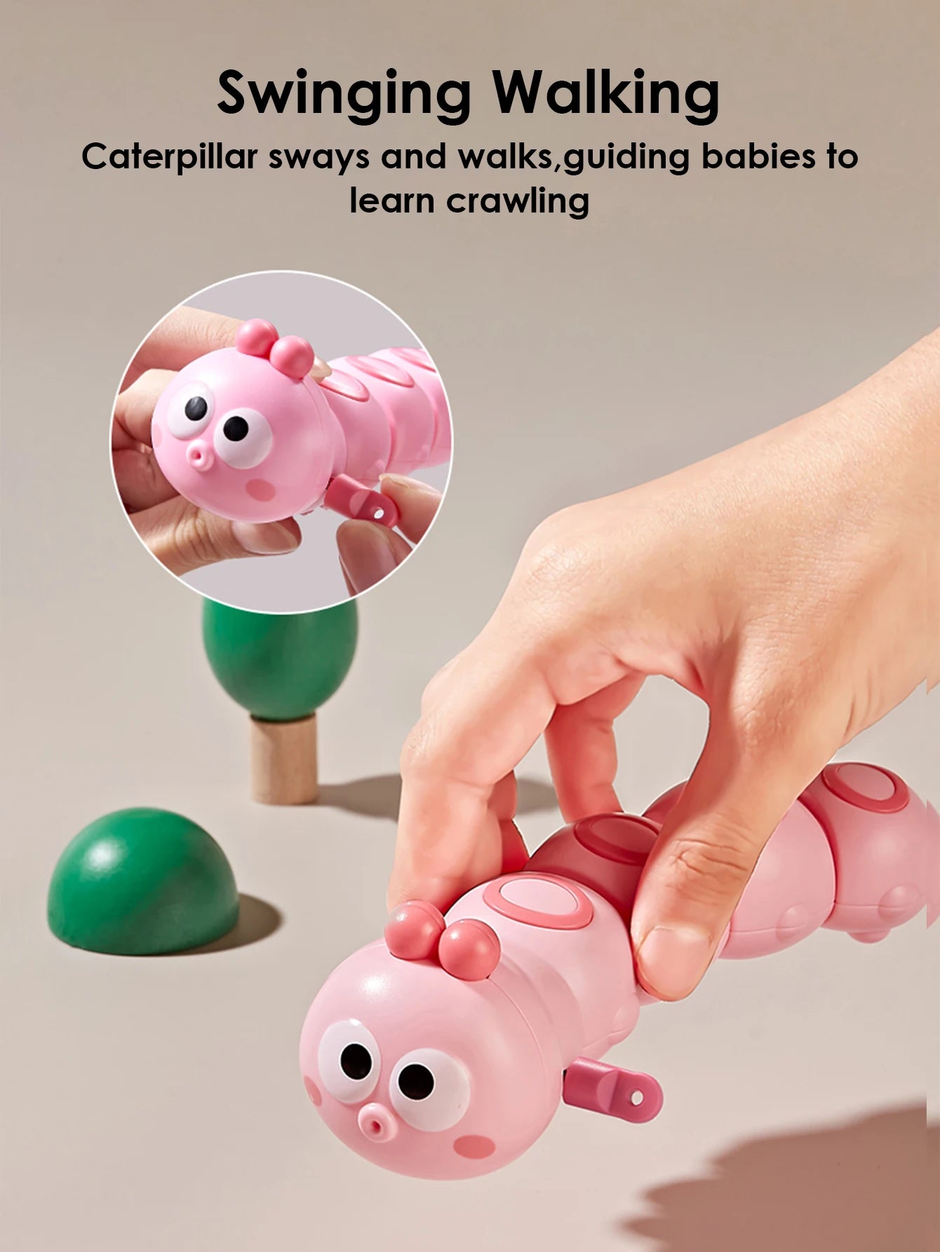 1pcs Cute and Fun Chained Caterpillar Toys for kids Crawling toy,Toy