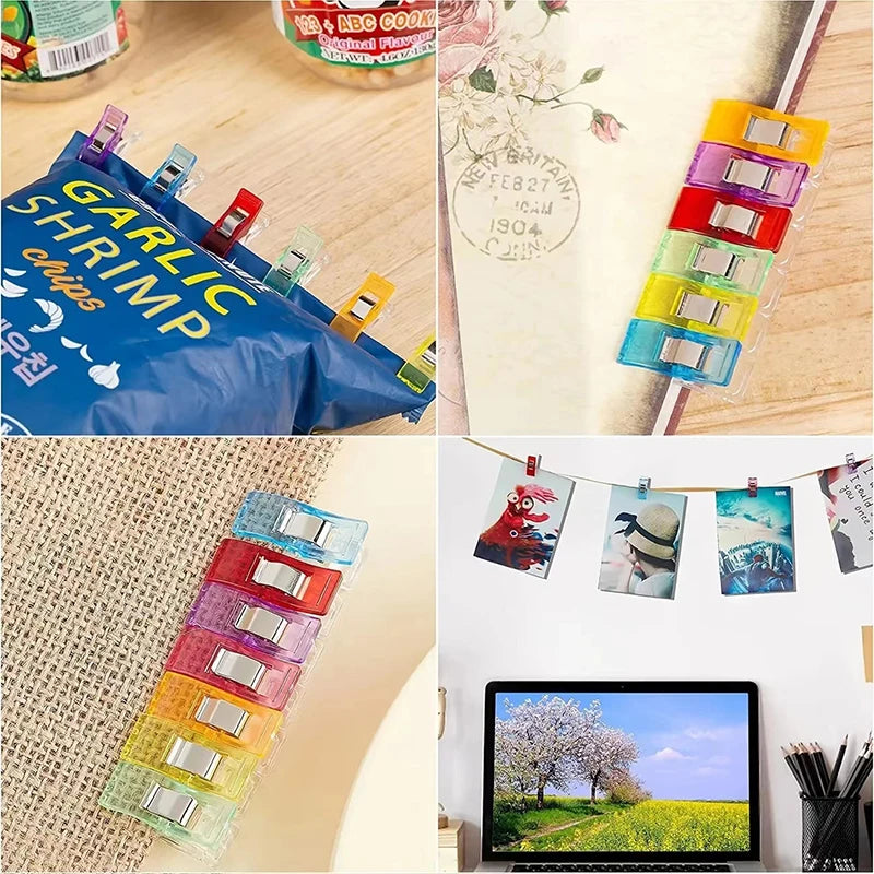 50PCS Sewing Clips Colorful Clips Multipurpose Plastic Craft