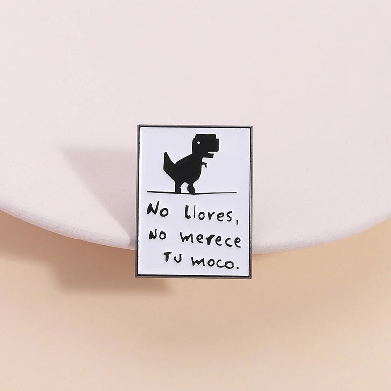 Funny Spanish Quote Enamel Pins Te Calmas O Te Calmas Despues No Digas