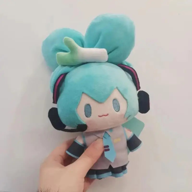 15cm Hatsune Miku Kawaii Q Version Figure Plush Doll Anime Peripheral