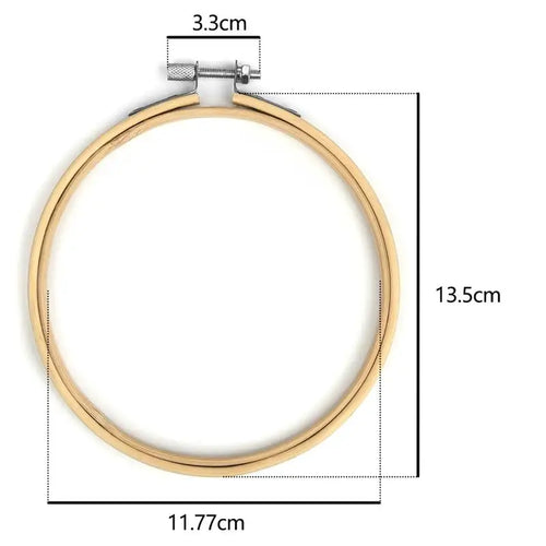 10pcs/Set 10-30cm Wooden Embroidery Hoops Frame Set Bamboo Embroidery