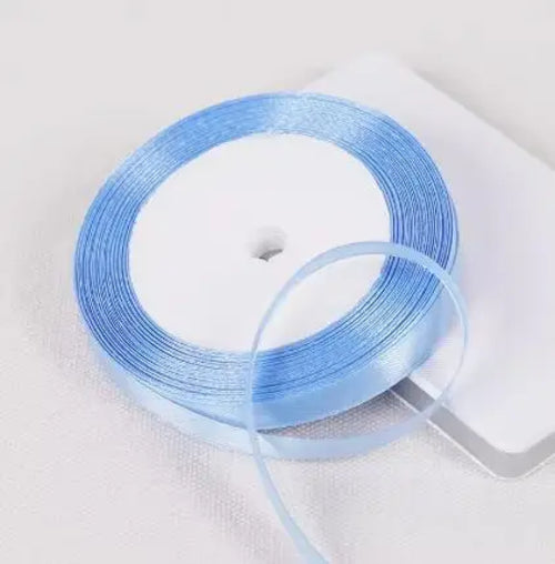25Yards 6mm Silk Satin Ribbons for Crafts Bow Handmade accessories for