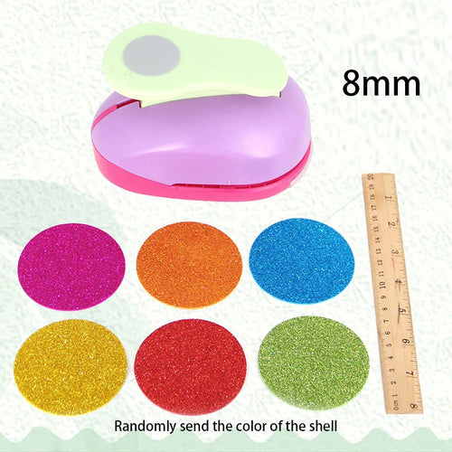 Assorted Circle Punch Set (8/16/25/38/50/75mm) - Vibrant Paper Craft