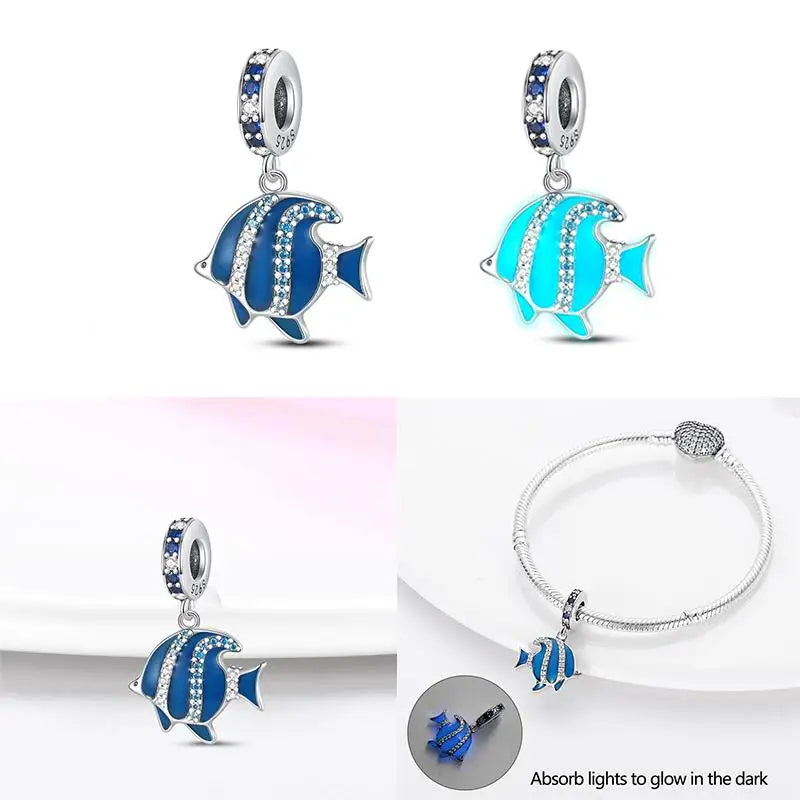 2024 New 925 Sterling Silver Luminous Charm Beads for 3mm Original