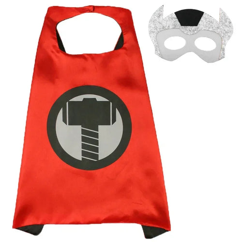 Disney Marvel Masquerade Mask Cape Cloak Anime Spider Man Batman Cloak