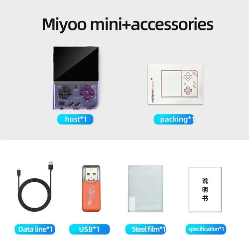 MIYOO Mini Plus Portable Retro Handheld Game Console 3.5-inch IPS HD
