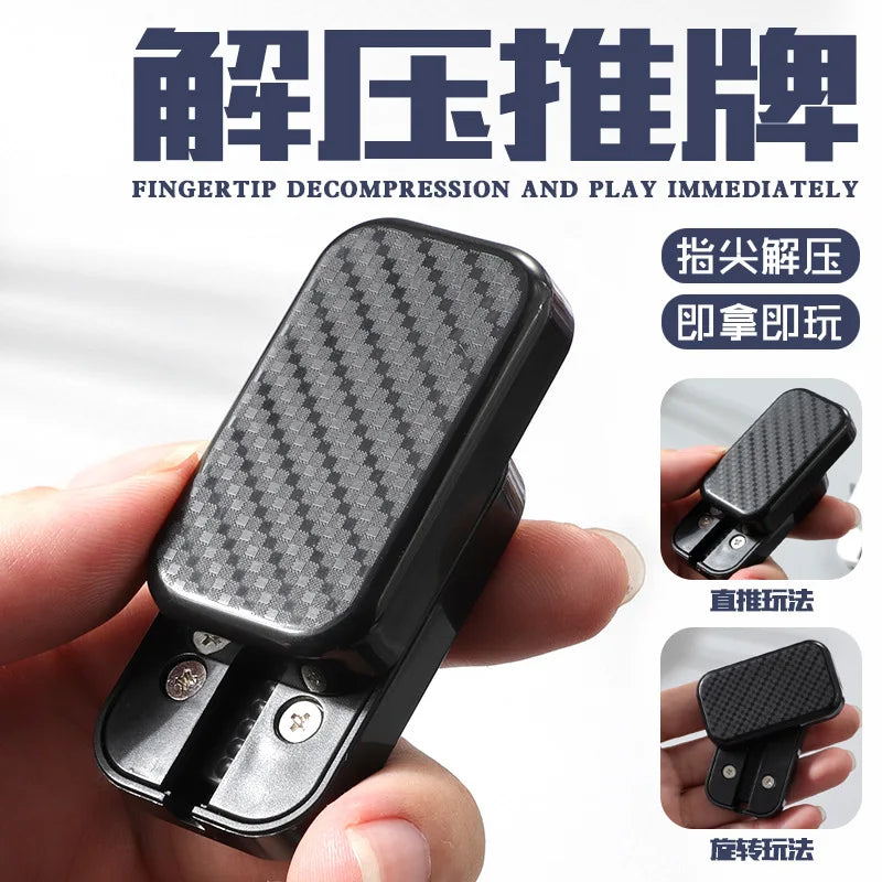 Fidget Unlimited Position Card Pushing Fingertip Gyroscope Adult