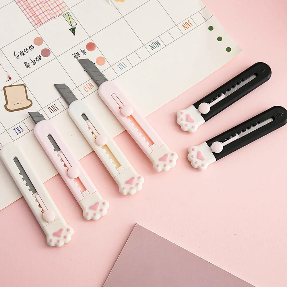 Mr.Paper Mini Portable Cat Claw Utility Knife Cute Creative Exquisite