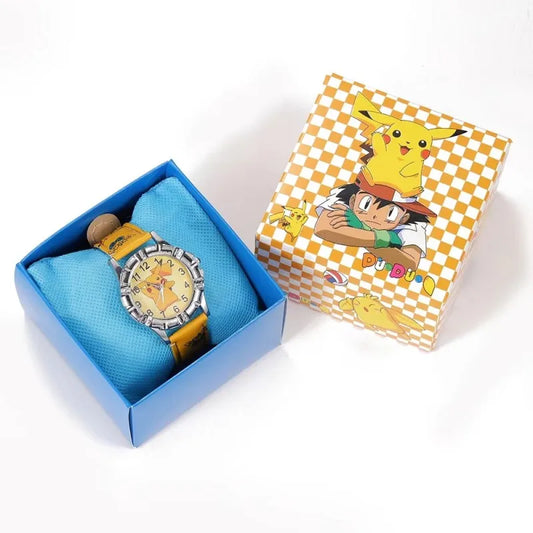 Pocket Monster Pikaqiu kawaii Fashion Trend Creative Watch Boys and