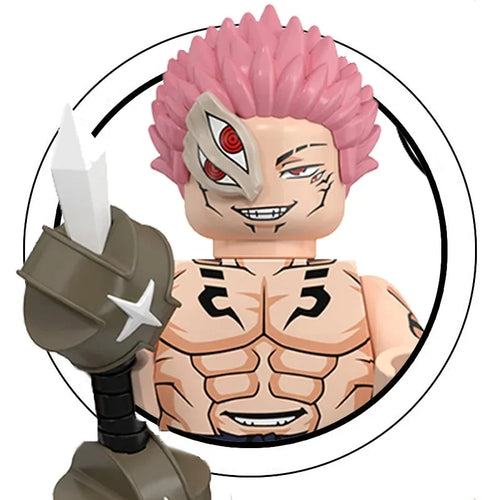 Blind Box WM6201 WM6202 WM6139 WM6140 Jujutsu Kaisen Building Blocks