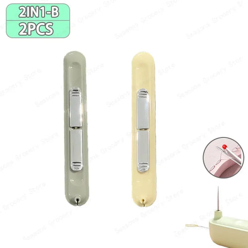2 In 1 Needle Threader and Seam Ripper Tool Multifunctional Sewing