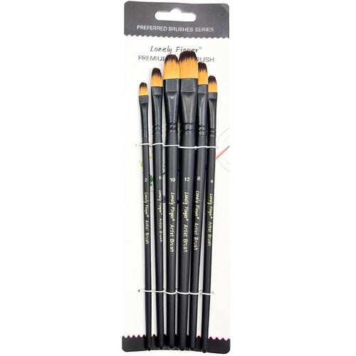 6pcs Artist Paint Brushes Set Artist Paintbrushes For Acrylic Oil