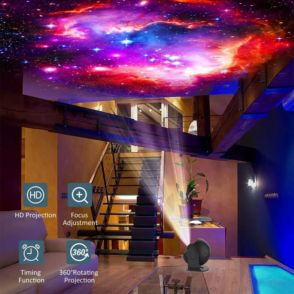 12 in 1 Star Projector Night Light 4K HD Planetarium Projector for