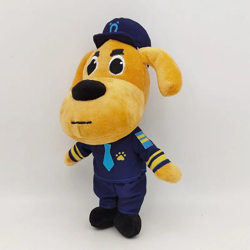 Hot Sheriff Labrador Dog Plush Toy Security Sergeant Labrador Wolf Dog