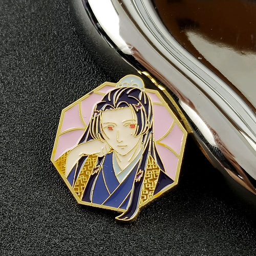 Fashion Maomao Enamel Pin Anime Character Cute Expression Lapel Pin