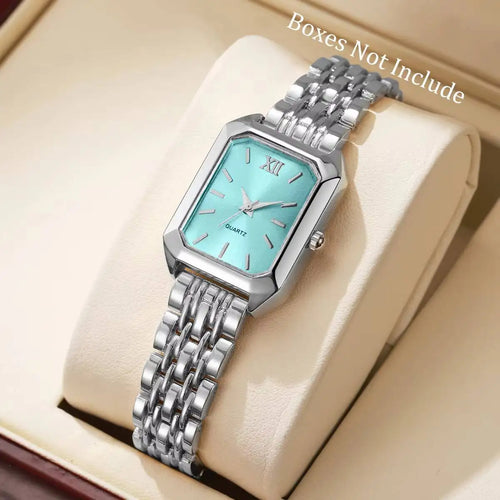 Elegant Rectangle Women Watches Fashion Analog Quartz Wristwatches