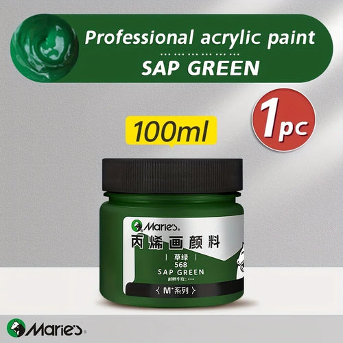 Marie's Art Acrylic Paint,3.38oz/100ml,Rich Pigmented,Painting for