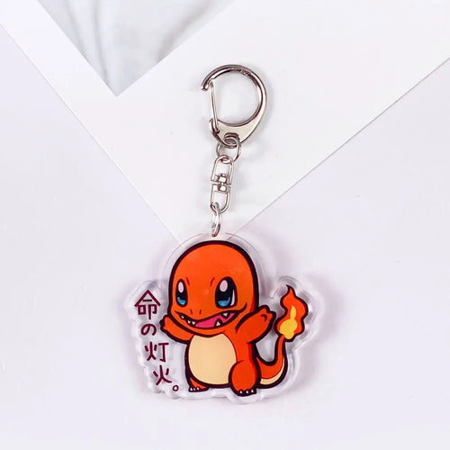 Pokémon Pikachu Cute Acrylic Keychain Accessories Pikachu Charizard