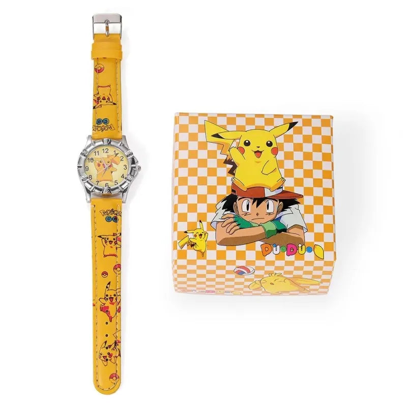 Pocket Monster Pikaqiu kawaii Fashion Trend Creative Watch Boys and