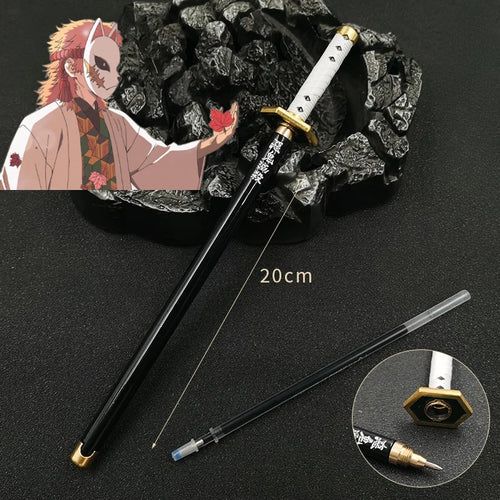 20cm Demon Slayer Signature Pen Mitsuri Shinobu Alloy Real Size